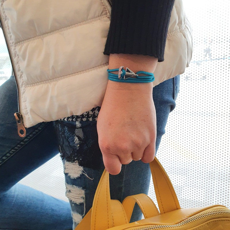 SAILOR mini boat bracelet teal