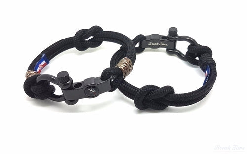 The new DUBROVNIK nautical bracelets with black stainless steel compass - COMING SOON!