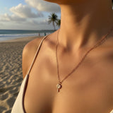 CHARMED MINI necklace palm tree pendant