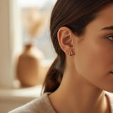 CHARMED MINI stud earrings sailing boat