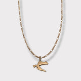 CHARMED steel necklace with Croatia map pendant