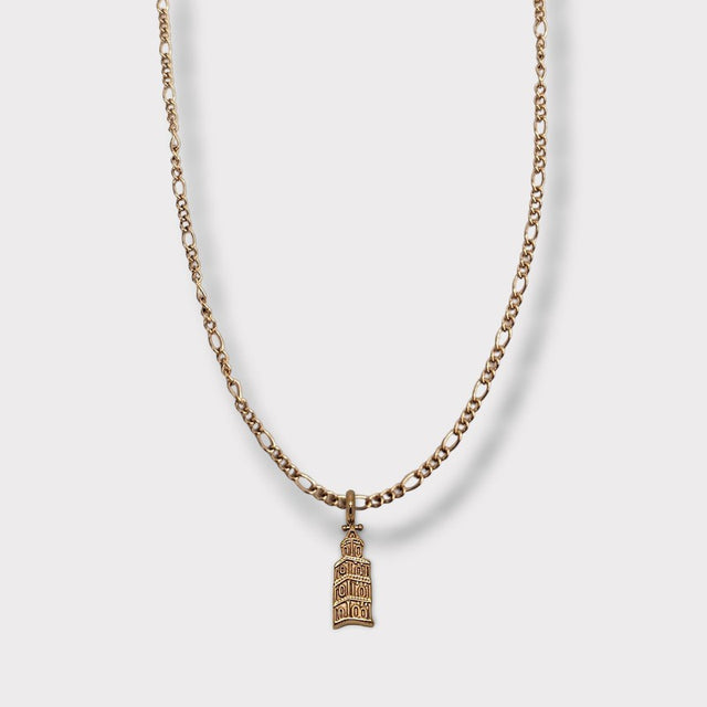 CHARMED steel necklace with Sv Duje cathedral pendant