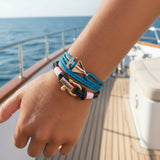 ROYAL mini shackle bracelet black baby pink