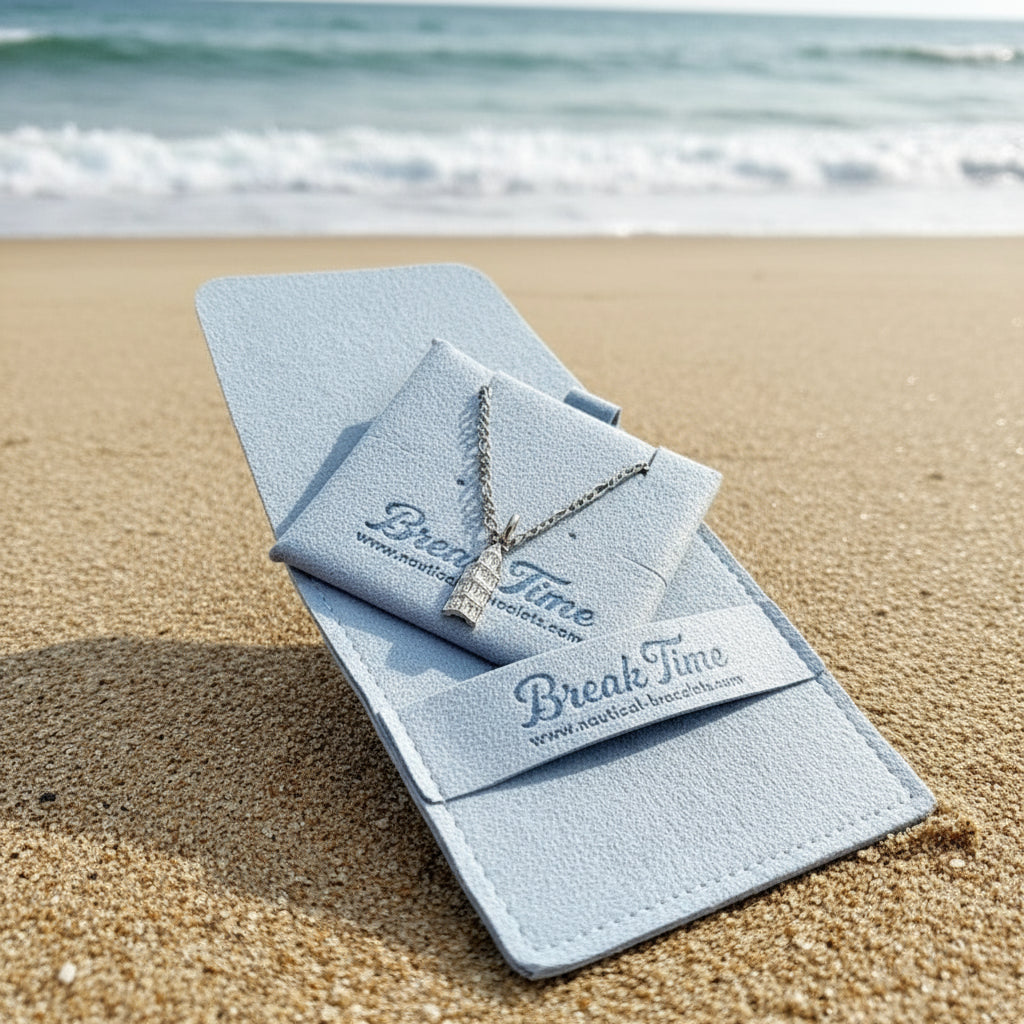 Steel necklace with OCEAN MINI Sveti Duje Split cathedral pendant