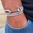 YACHT CREW big anchor bracelet preppy style